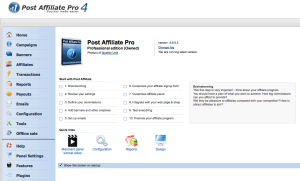 Screenshot of Post Affiliate Pro 4